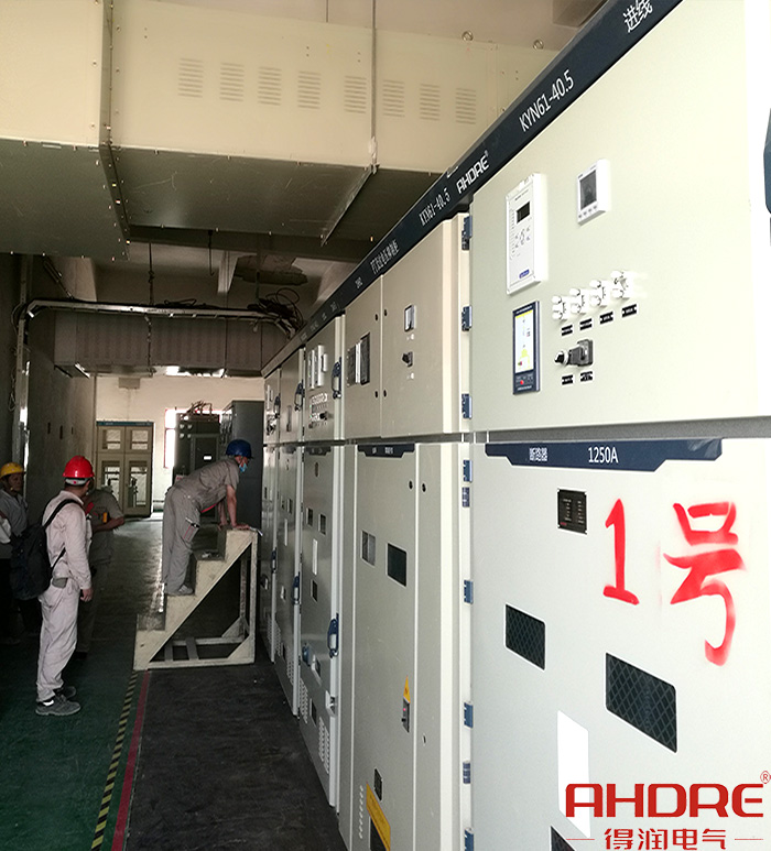 鳳陽珍珠水泥35KV高壓柜現場圖