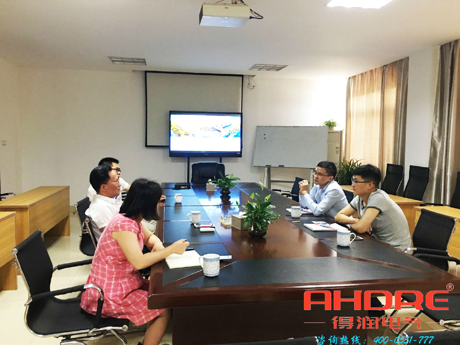 安徽得潤(rùn)電氣客戶來訪